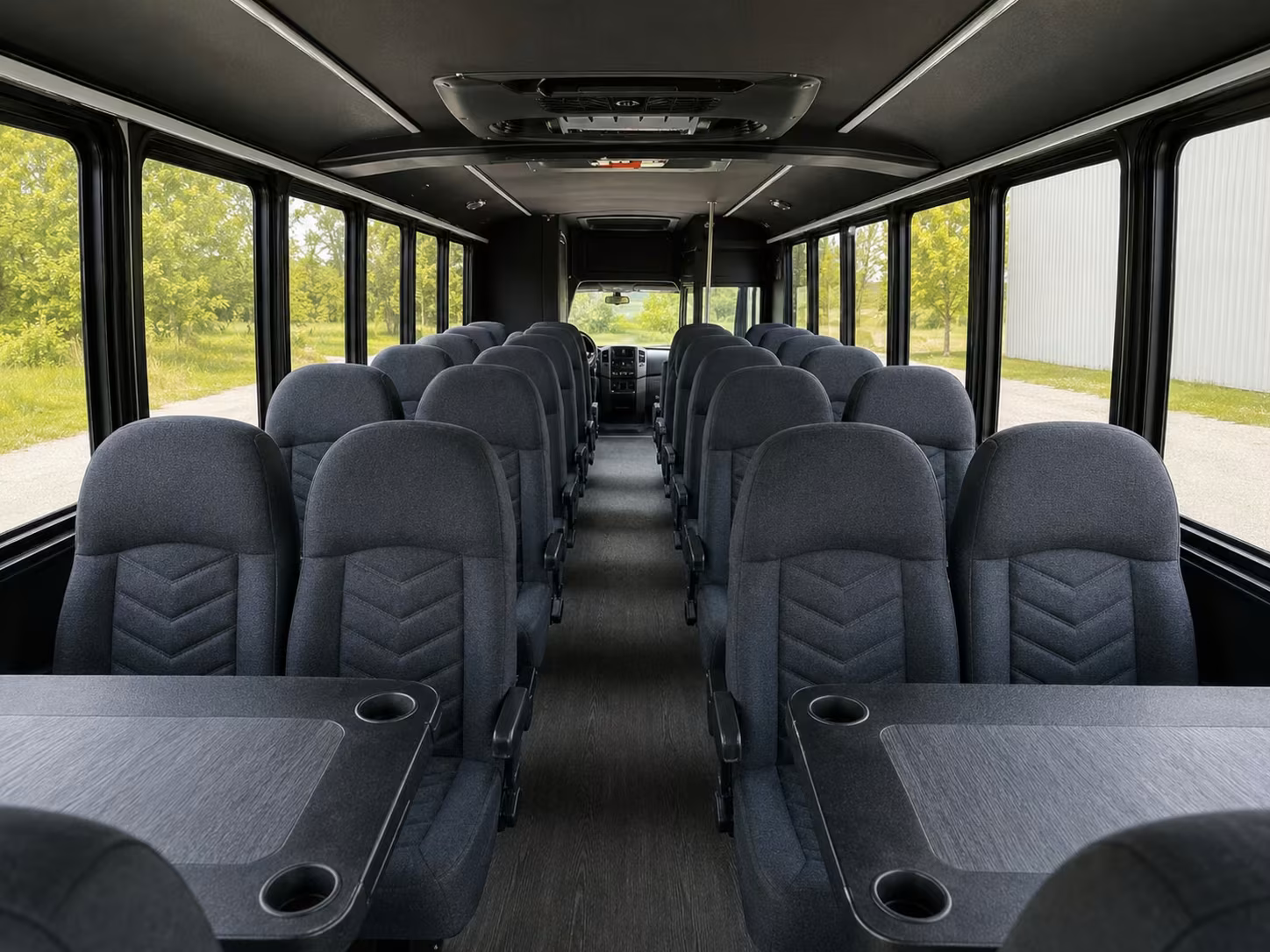 20 passenger minibus inside