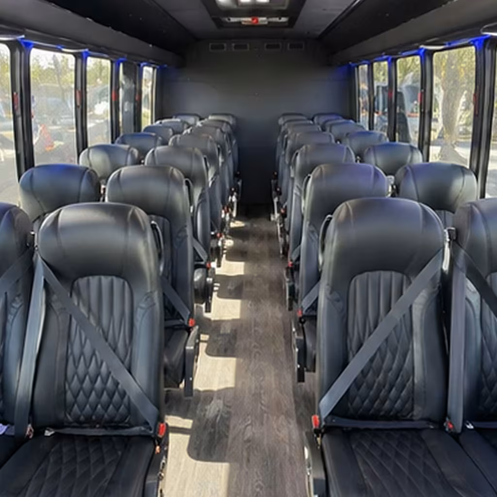 35 passenger minibus inside