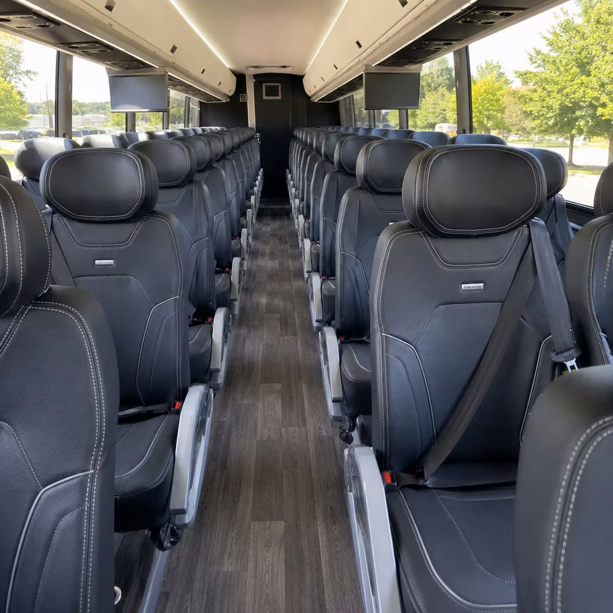 santa clarita charter bus interior