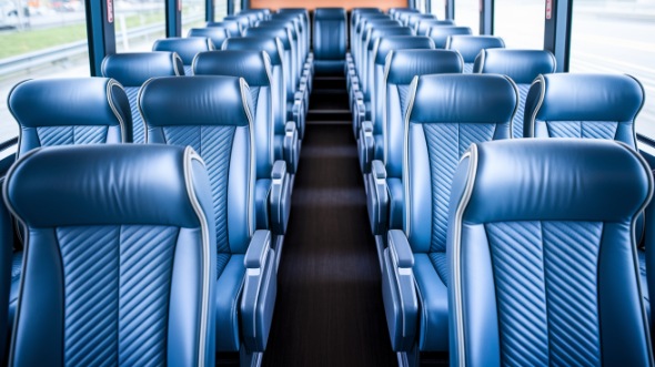 56 passenger charter bus interior santa clarita