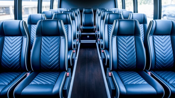 santa clarita 18 passenger minibus inside