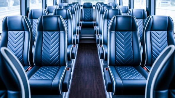 santa clarita 25 passenger minibus inside