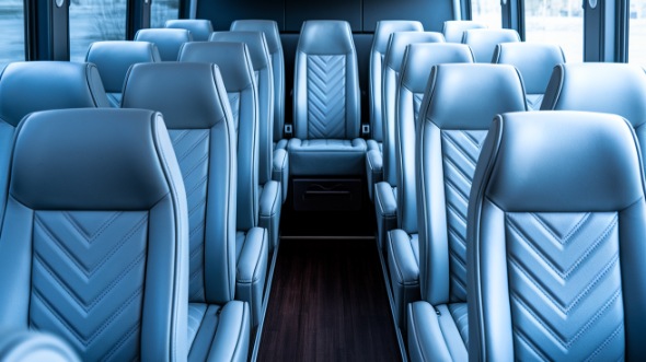 santa clarita 30 passenger minibus inside