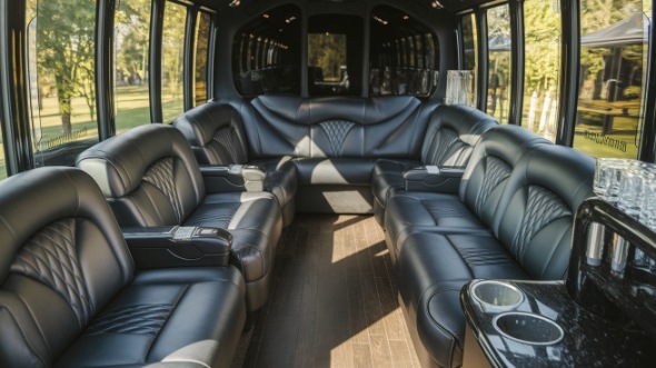 sprinter limo rental interior santa clarita